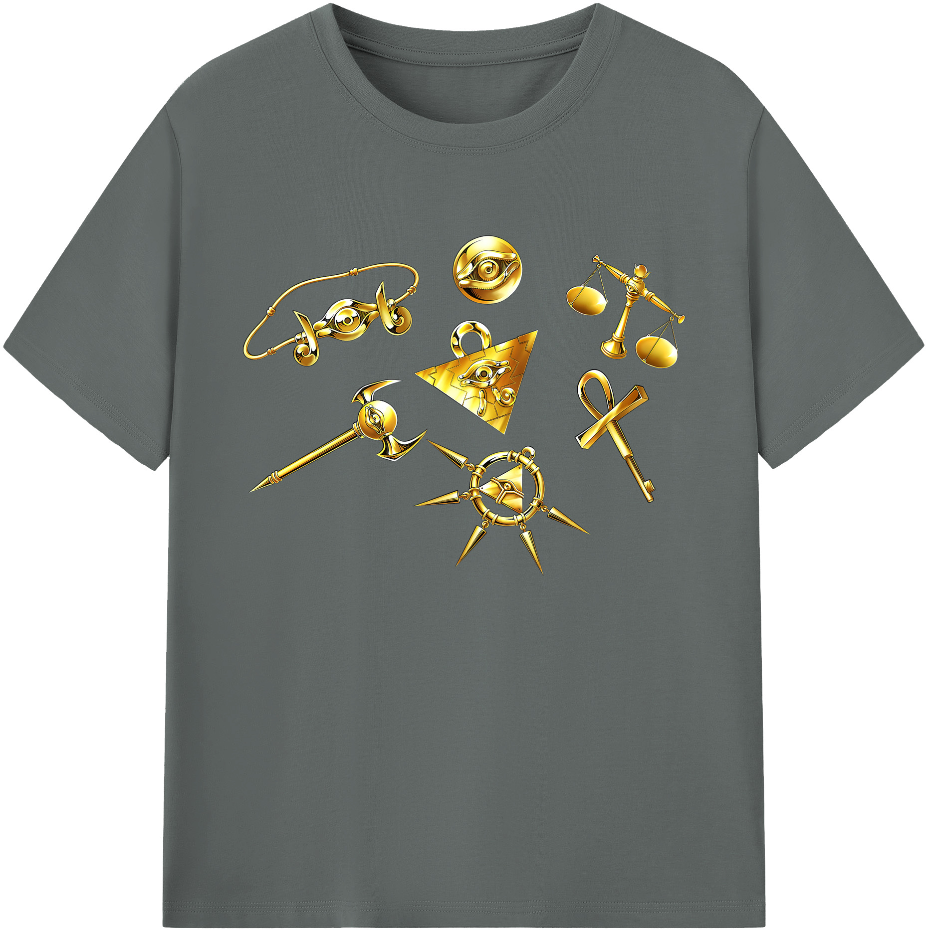 （画像用） 遊☆戯☆王 Yu-Gi-Oh! 綿100％ メンズ半袖Tシャツ｜肌触りやわらか＆通気性